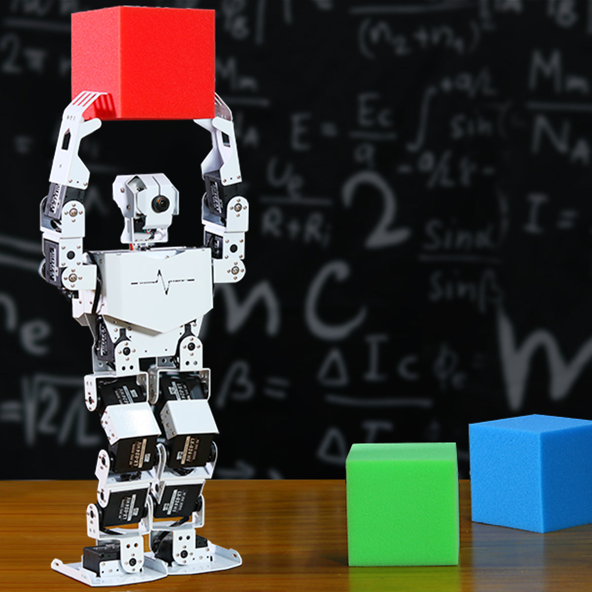 Hiwonder TonyPi Pro AI Humanoid Robot with Raspberry Pi 5 - Integrated Multimodal AI Model (ChatGPT), Vision AI, Interactive Voice Response, and Hand-Eye Coordination Hiwonder TonyPi Pro AI Humanoid Robot with Raspberry Pi 5 - Integrated Multimodal AI Model (ChatGPT), Vision AI, Interactive Voice Response, and Hand-Eye Coordination